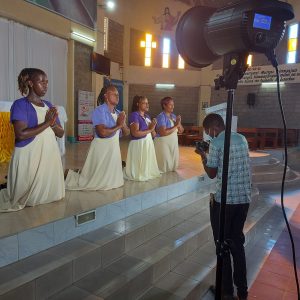 Gospel Video Shoot in a church | YOUNIB TV